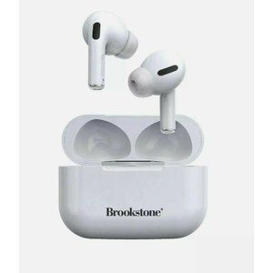 Brookstone SONICAIR Pro True Wireless Earbuds White - New, MSRP $120